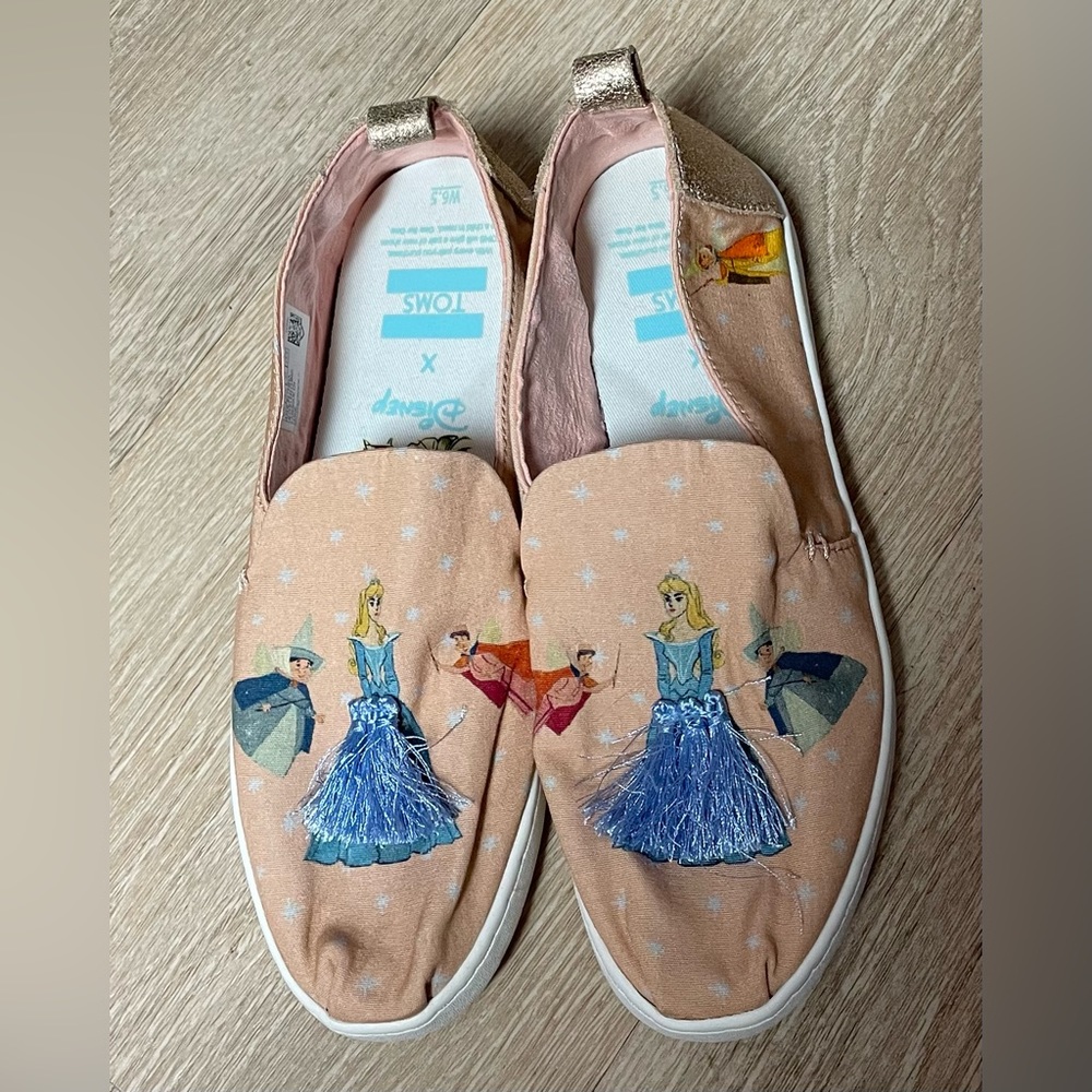 Toms X Disney Sleeping Beauty Shoes